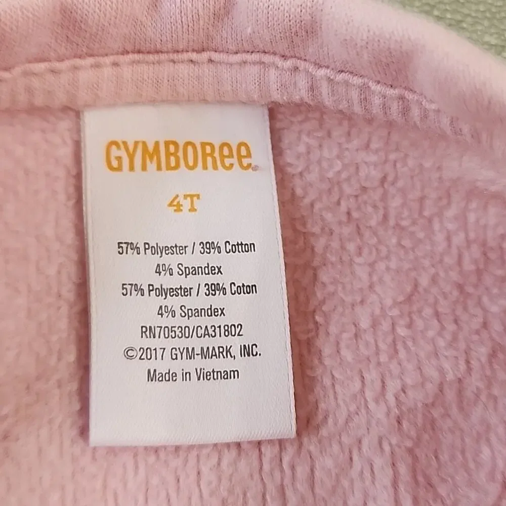 Gymboreee Pink Sweater Dress with Gold Stars